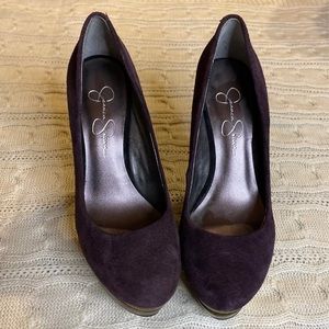 Jessica Simpson Purple High Stiletto Heels